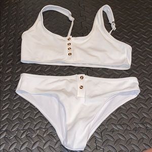 White bikini